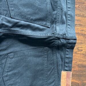 J. Crew Black Denim Pants with Branded Waist Label